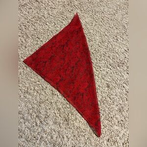 Red Sheer Bandana